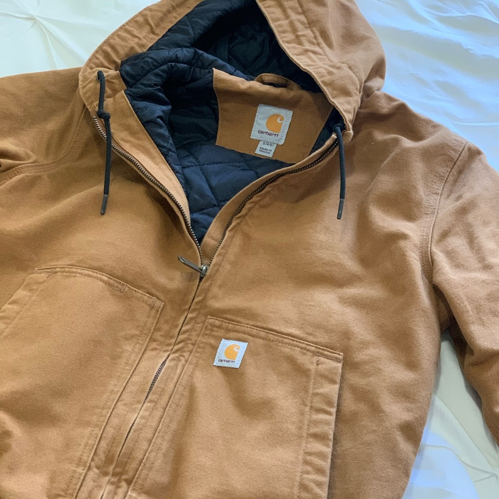 Carhartt Womens Loose Fit Washed Duck Insulated Active Jacket